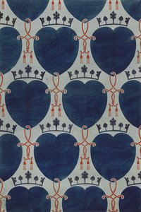 生地のデザイン、1898年頃 作： Charles Francis Annesley Voysey